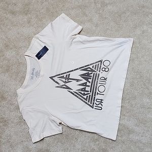AE Def Leppard Crop Top Size L